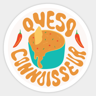 Queso Connoisseur Sticker